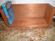 Vintage Mid-century Wooden tabletop Bookshelf solid oak fits 17 Hardy Boys books for sale  Shipping to South Africa