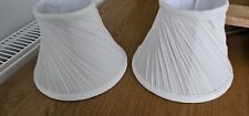 Pair white lamp for sale  COLWYN BAY