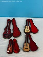 Lote de 4 instrumentos musicales en miniatura en estuches segunda mano  Embacar hacia Argentina