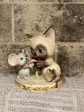 Vintage Ceramic Cat And Mouse Figurine  for sale  Shipping to South Africa