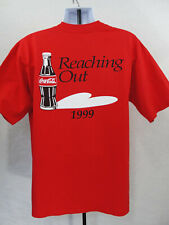 Camiseta Coca Cola De Colección Años 90 Soda Coca-Cola Para Hombre Talla XL Roja Doble Cara Alcanzando Alcanzando, usado segunda mano  Embacar hacia Argentina