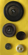 Buttons brown green for sale  ENFIELD