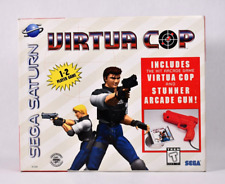 Virtua Cop + Stunner Arcade Light Gun Paquete Sega Saturn ¡En caja original! ¡Juego precintado! segunda mano  Embacar hacia Argentina