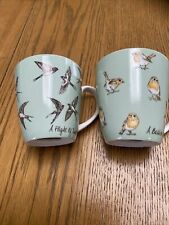 Two bird mugs for sale  BICESTER