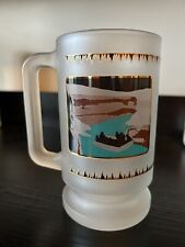 Kentucky Frosted Glass Beer Mug Heavy Stein Lost River Cave for sale  Shipping to South Africa