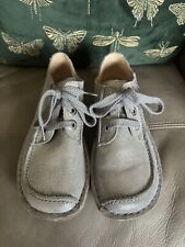CLARKS FUNNY DREAM SILVER LEATHER LACE UP SHOES...UK 5...NEW for sale  Shipping to South Africa