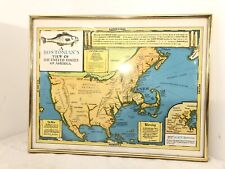 Vintage boston map for sale  Bridgeville
