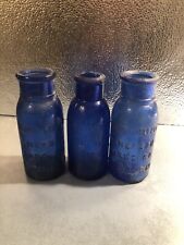 Cobalt blue bottles for sale  Pearl