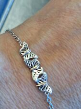 Clogau butterfly bracelet for sale  HUNTLY