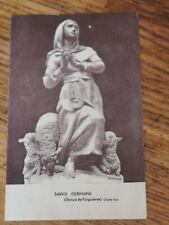 Occasion, Sainte Germaine prière Statue De Falguiere Image Pieuse Ancienne Holy Card d'occasion  Pontailler-sur-Saône