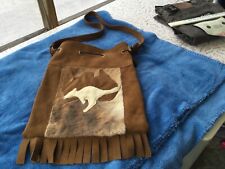 Provavelmente Vintage Camurça pele Canguru Bag/Bolsa Tiracolo de ombro, saco Australia comprar usado  Enviando para Brazil