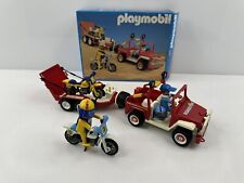 Juego de bicicletas Jeep y Dirt 1988 Playmobil 3143 vintage rojo  segunda mano  Embacar hacia Argentina