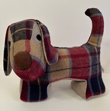 Tartan fabric dog for sale  ROYSTON