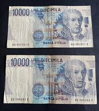 10000 lire banconote usato  Massa Di Somma