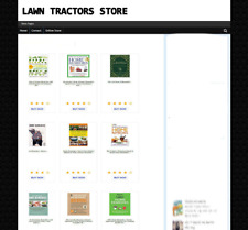 Lawn tractors website for sale  LONDON