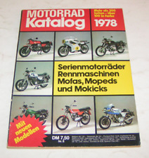 Motorradkatalog 1978 ausgabe gebraucht kaufen  Jever