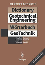 Dictionary geotechnical engine gebraucht kaufen  Stuttgart