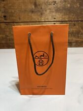 Bolsa de regalo de compras vacía de papel naranja Hermes pequeña 8,75"x 6"x 3" segunda mano  Embacar hacia Argentina