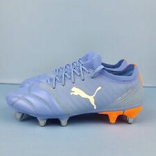 Puma Cleats Mens Size 9.5 Soccer Avant Pro Metal Blue Orange 10671403 Rugby Boot for sale  Shipping to South Africa