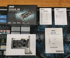 Placa de som para jogos ASUS Xonar SE 5.1 canais PCIe PC jogos caixa aberta comprar usado  Enviando para Brazil