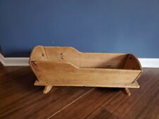 Antique wood baby for sale  Round Lake