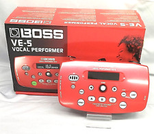 Boss VE-5 Processador de Efeito Vocal Performer Vermelho com Adaptador AC Japão Usado comprar usado  Enviando para Brazil