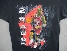Camisa de Colección Chicago Bulls para Hombre Grande Negra Jordan Starter Puntada Única NBA Años 90 segunda mano  Embacar hacia Argentina