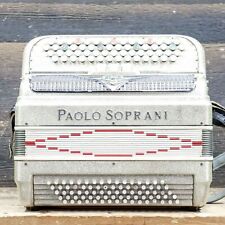 Paolo Soprani 80-Bass 60-Treble Button 3-Treble Switch botão acordeão com bolsa comprar usado  Enviando para Brazil