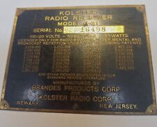 Vintage kolster radio for sale  Shipping to Ireland