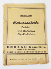 Katalog 1939 motorrad gebraucht kaufen  Neugersdorf