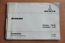 deutz 5005 ersatzteile gebraucht kaufen  Könnern