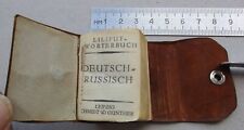 Alemania - 1920 diccionario alemán-ruso en miniatura segunda mano  Embacar hacia Argentina