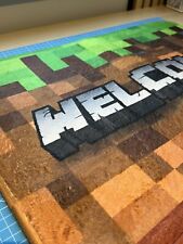 Minecraft welcome floor for sale  RUGBY