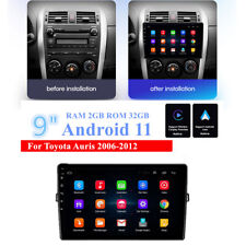 Usado, Navegação GPS estéreo 9" Android 11 reprodutor Wi-Fi para 06-12 Toyota Auris Buid-in Carplay comprar usado  Enviando para Brazil