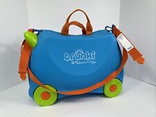 Melissa & Doug Trunki Kids Ride-On Suitcase Carry-On Luggage BLUE Orange for sale  Shipping to South Africa