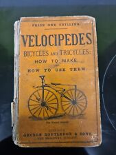 Velocipedes. Bicycles and Tricycles - Velox - Routledge  1869,  comprar usado  Enviando para Brazil