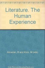 Literature. human experience for sale  Shipping to Ireland