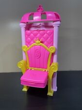 Muebles de repuesto de cama plegable Barbie Dreamtopia trono pinke, usado segunda mano  Embacar hacia Argentina
