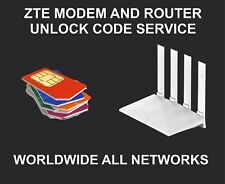 Código de desbloqueo de módem y router ZTE, todos los modelos, en todo el mundo segunda mano  Embacar hacia Argentina