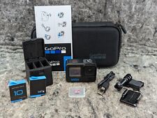  Funciona GoPro Hero10 Negro + Tarjeta Micro SD 128 GB + Batt + Paquete de Cargador (G) segunda mano  Embacar hacia Argentina