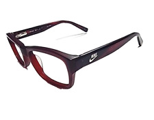 Armação de óculos quadrada vermelha infantil Nike 5525 600 48-15 130 branco Swoosh comprar usado  Enviando para Brazil