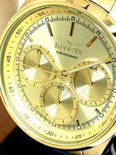 Usado, Relógio feminino Invicta 29267 Specialty cronógrafo quartzo 38 mm aço tom dourado comprar usado  Enviando para Brazil