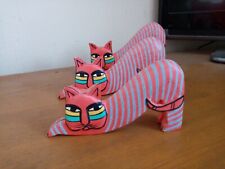 Wooden red cat for sale  DENBIGH