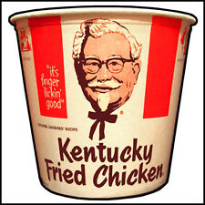 Fridge Fun Refrigerator Magnet KFC KENTUCKY FRIED CHICKEN BUCKET Vers: A- DIECUT, used for sale  Shipping to South Africa