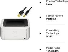 Canon Wireless Laser Printer. Home and Office use + 6 ft Neego cable *NO INK* for sale  Shipping to South Africa