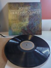 Schubert-The Budapest Quartet-Benar Heifetz Quintet In C Major, Opus 163 EX EX for sale  Shipping to South Africa