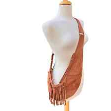 Sash Genuine Leather Purse Crossbody Sling Brown Fringe Travel Shoulder Bag  for sale  Shipping to South Africa