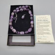 Amethyst gemstone necklace for sale  Burleson
