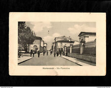 Cartolina montevarchi via usato  Firenze