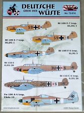 Decalques Rising 72014 Messerschmitt Bf109E-7/F-4 Bf110C-6/E decalque em escala 1:72 comprar usado  Enviando para Brazil